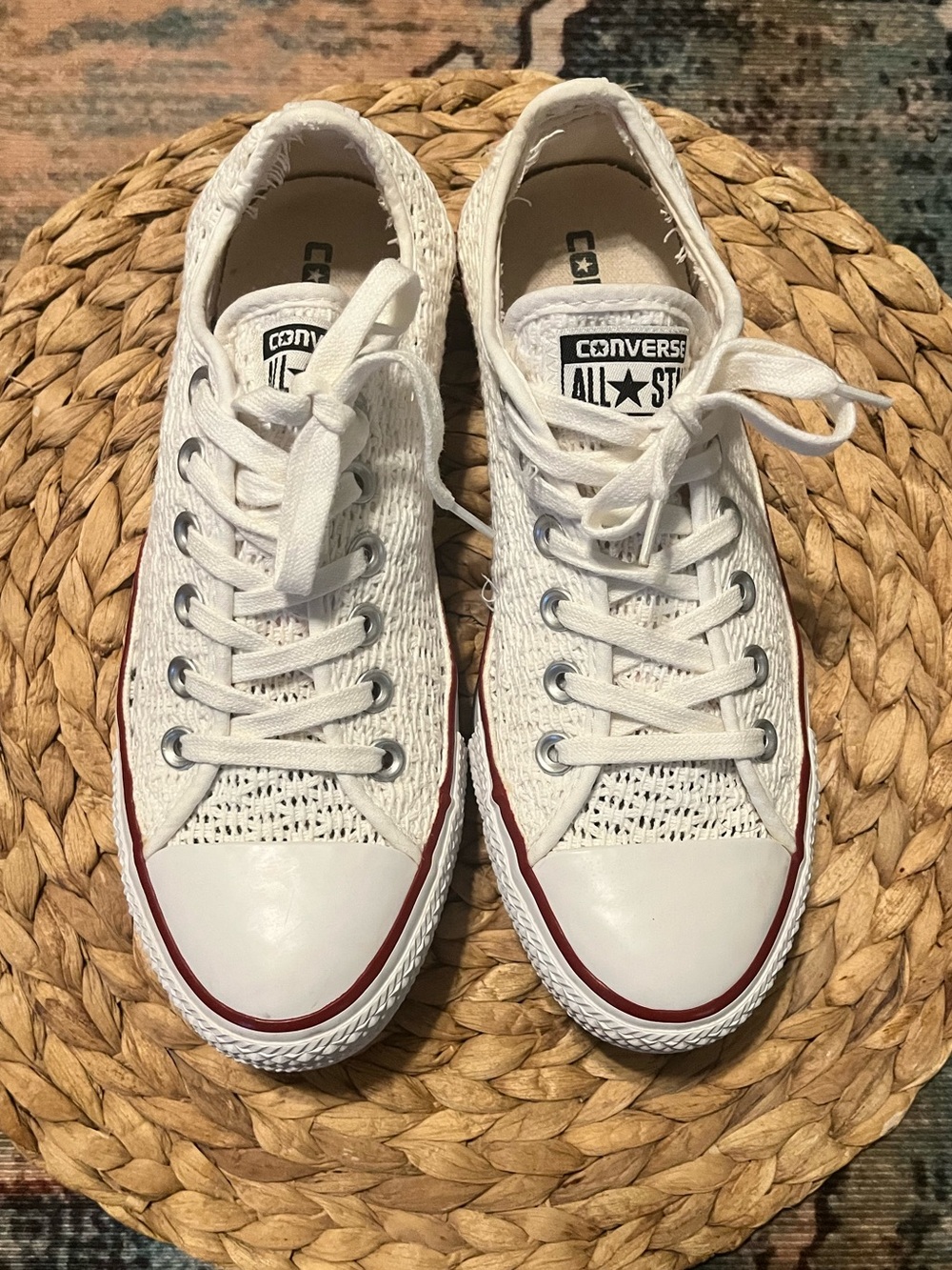 Converse women’s White All Star Low-Top Sneakers